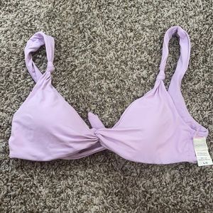 L-SPACE lavender bikini top